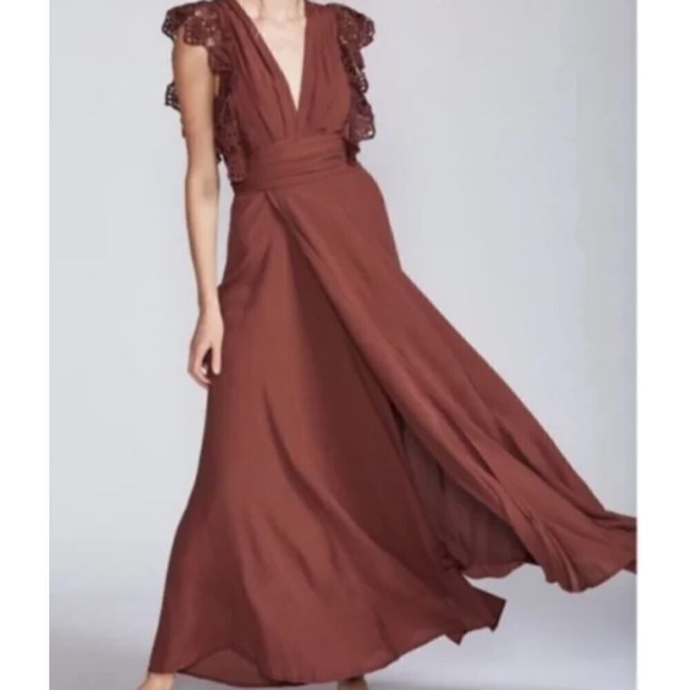 NWT Jen's Pirate Booty Poppy Wrap Maxi Dress Sz. M